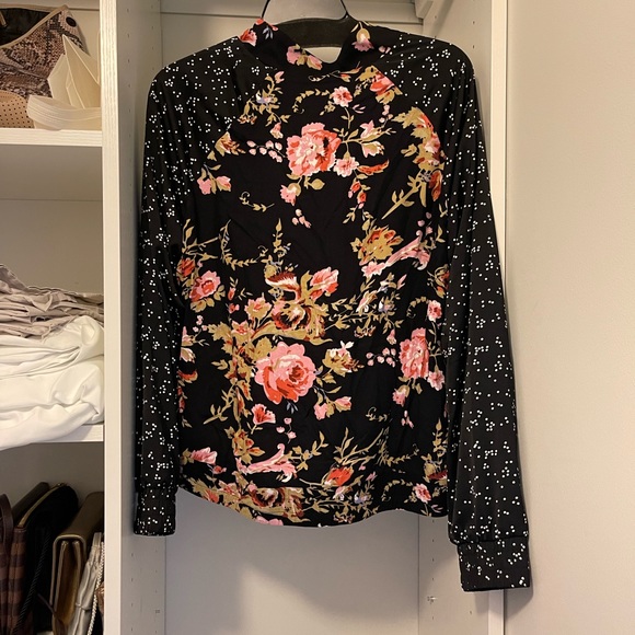 Salt Water Luxe bomber jacket one of a kind floral print by salt water luxe - Picture 2 of 3